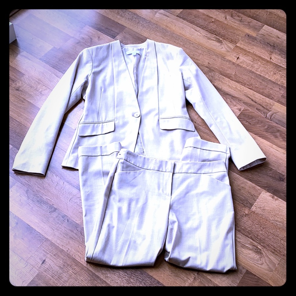 NY & Co Tan Suit